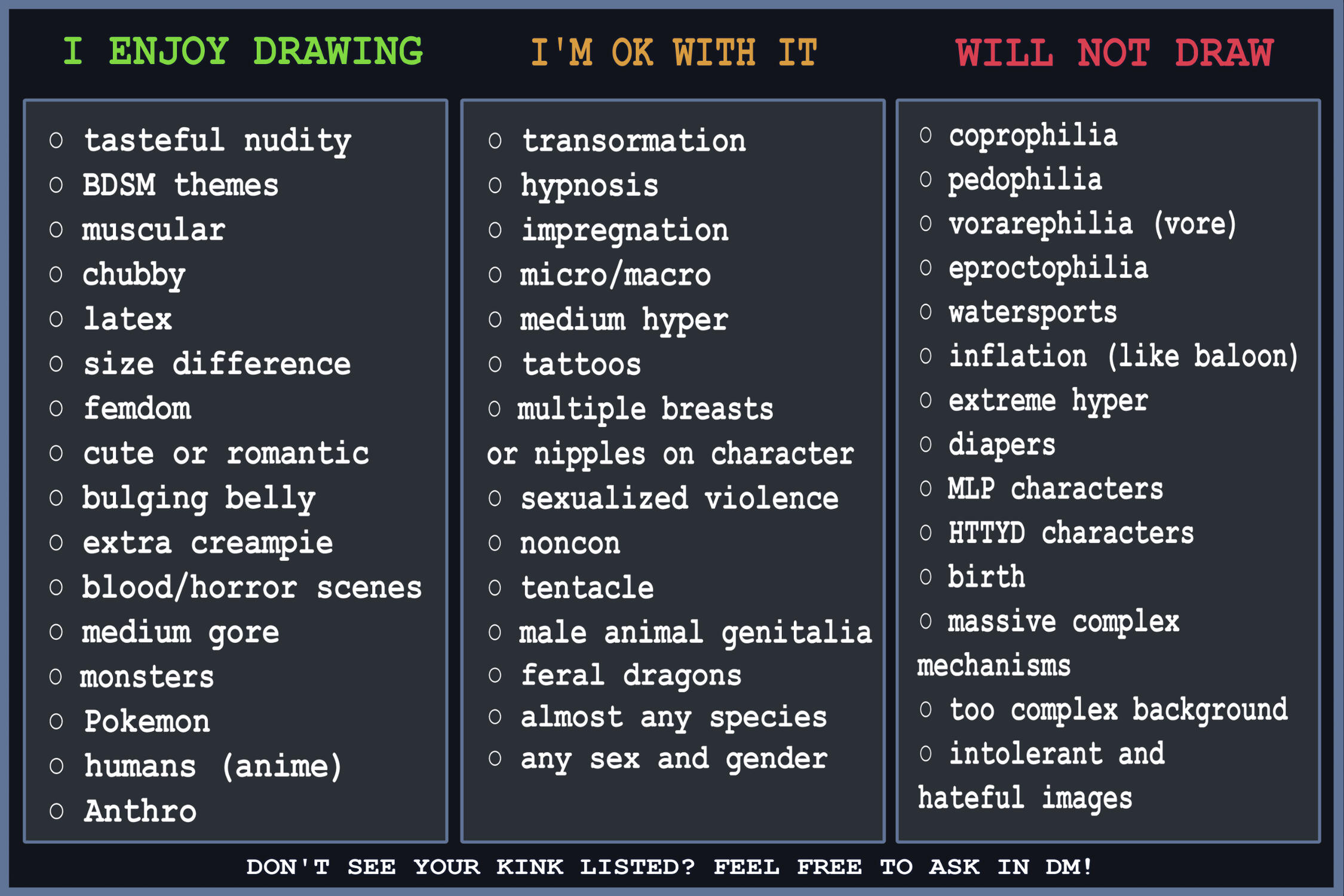 dos and donts
